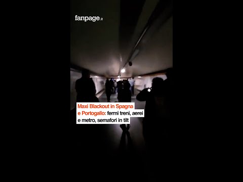 Maxi Blackout in Spagna e Portogallo: fermi treni, aerei e metro, semafori in tilt, cosa sta succede