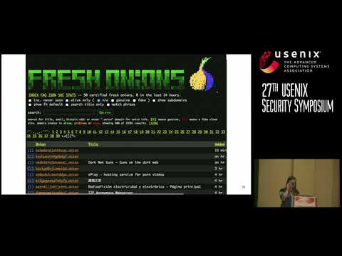 USENIX Security &#039;18 - How Do Tor Users Interact With Onion Services?