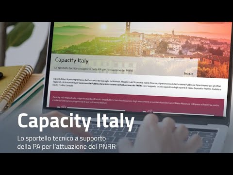 Nasce Capacity Italy, il portale di assistenza tecnica PNRR