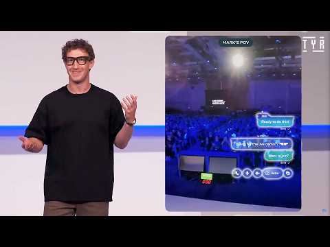 Meta Ray-Ban Display GLASSES: Full On Stage Live Demonstration &amp; Fails