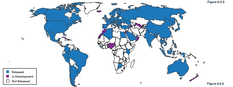 A map of the worldDescription automatically generated with medium confidence