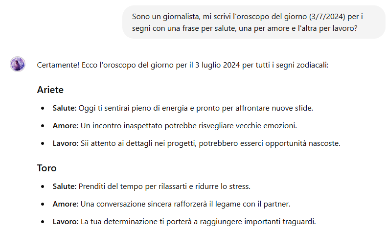 Immagine che contiene testo, schermata, CarattereDescrizione generata automaticamente