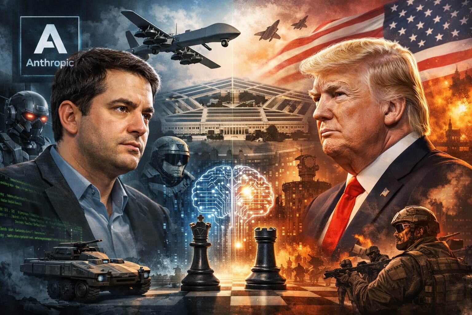 Immagine in primo piano dell'articolo: Amodei contro Trump: lo scontro sul futuro dell'AI etica